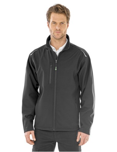 RES-R900M-Recycled 3-Layer Printable Softshell Jacket